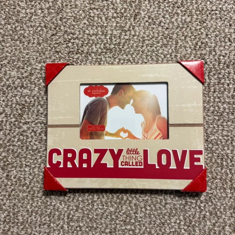 St. Nicholas Square "Crazy Little Thing Called Love" 4x6 Picture Frame